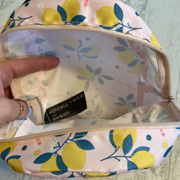 Kendall + Kylie Mini Backpack & Multi-Use Makeup Travel Zip Pouch Bag Set - Picture 10 of 13